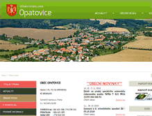 Tablet Screenshot of opatovice.cz