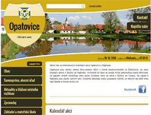 Tablet Screenshot of opatovice.eu